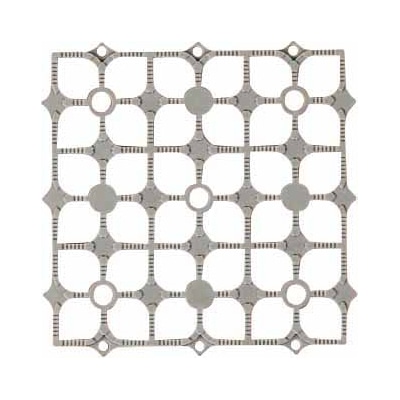 山崎産業 ハイテックマット グレー F-34-HK-GR 1枚（ご注文単位240枚）【直送品】