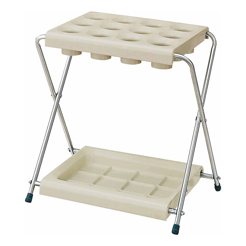 山崎産業 傘立て アンブラー 折りたたみ EX-12 12本立 YA-55L-ID 1台（ご注文単位1台）【直送品】