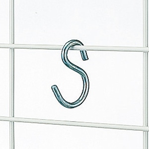 山崎産業 清掃システムラック用 S字フック C300-070X-OP 1個（ご注文単位20個）【直送品】