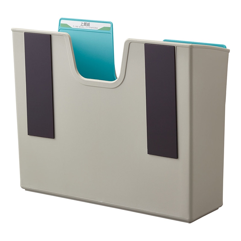 山崎産業 デスクサイドボックスP YW-113L-PC 1個(ご注文単位1個)【直送品】