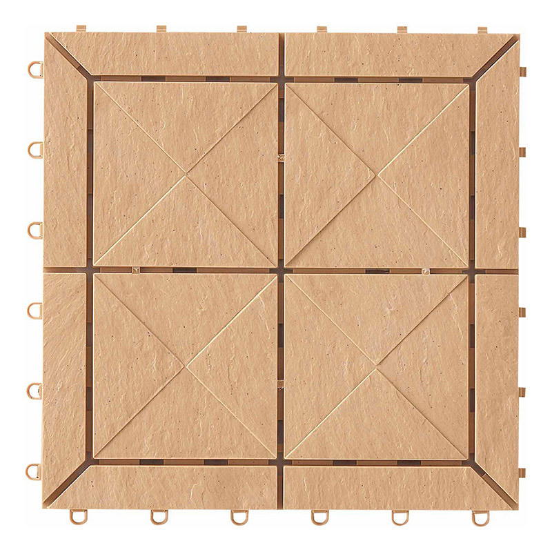 山崎産業 スノコ 石目ユニットE サンドベージュ F-209-HK-SBE 1枚（ご注文単位30枚）【直送品】