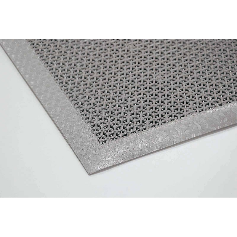 山崎産業 ブイステップマット7 高周波縁付 風除室用 ＃13 グレー F-207-13-GR 1枚（ご注文単位1枚）【直送品】