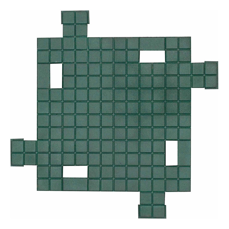 山崎産業 ハイクッションマット300 本駒 ダークグリーン F-215-HK-DG 1枚(ご注文単位1枚)【直送品】