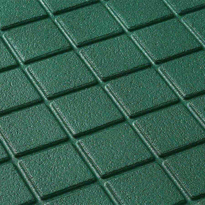 山崎産業 ハイクッションマット300 縁付き駒 ダークグリーン F-215-FK-DG 1枚(ご注文単位1枚)【直送品】