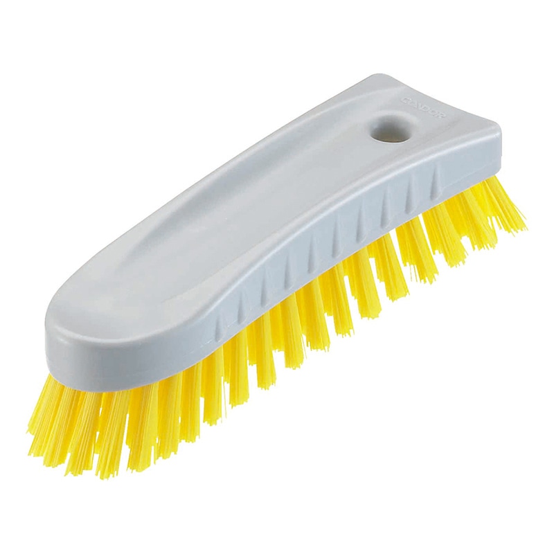 山崎産業 HG ハンドブラシH ハード イエロー CL613-000X-MB-Y 1個(ご注文単位1個)【直送品】