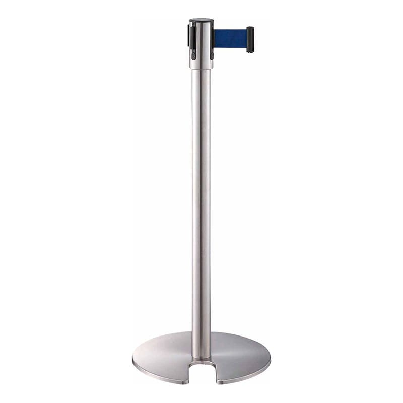 山崎産業 ガイドポール ベルト内蔵 ステンレス IB-90 ブルー YG-24C-SA-BL 1台（ご注文単位2台）【直送品】