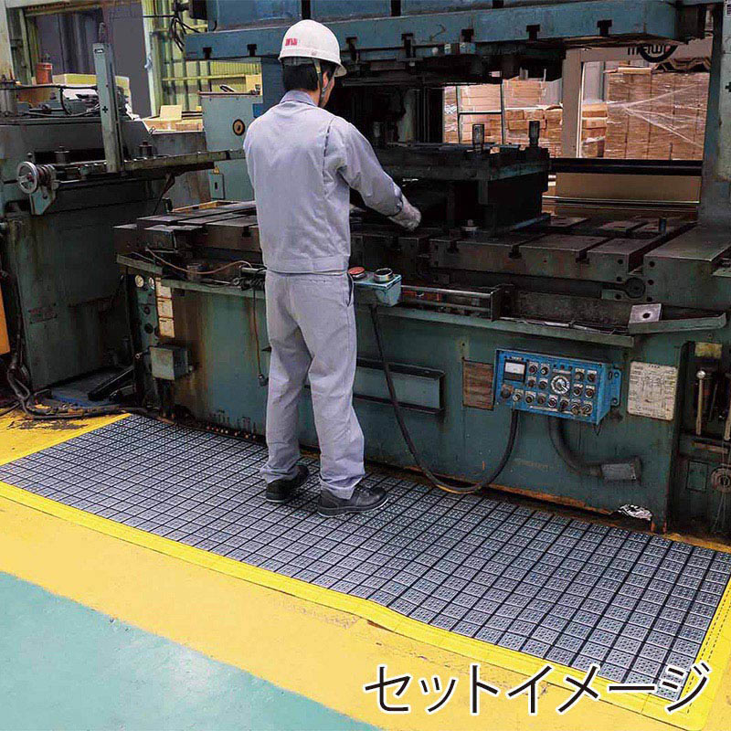 山崎産業 防滑マット ノンスリップ メタルグリップ 本駒 F-226 1枚（ご注文単位1枚）【直送品】