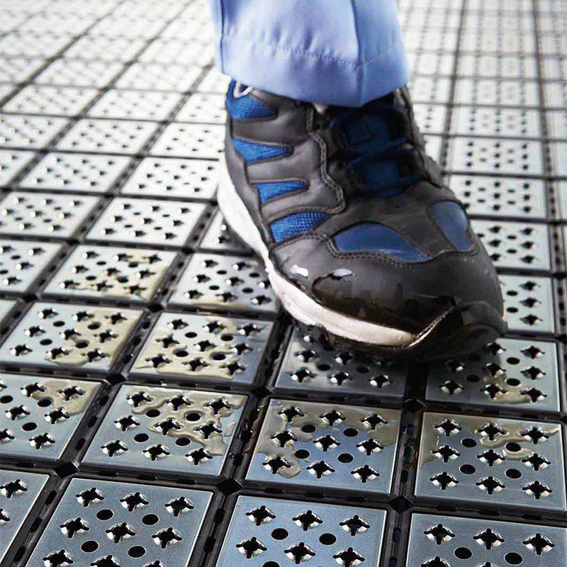 山崎産業 防滑マット ノンスリップ メタルグリップ 本駒 F-226 1枚（ご注文単位1枚）【直送品】