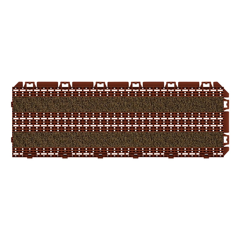 山崎産業 樹脂システムマット テキスタイルライン 風除室用 450 ダークブラウン F-225-5-DBR 1枚（ご注文単位1枚）【直送品】