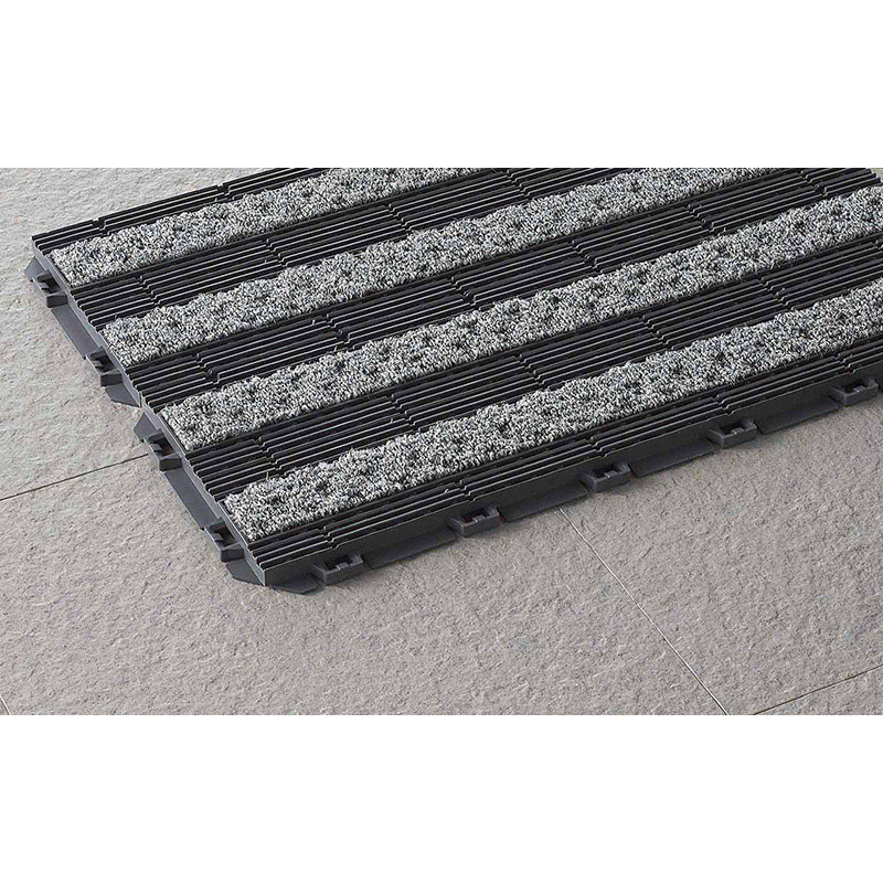 山崎産業 樹脂システムマット テキスタイルライン 風除室用 450 ダークブラウン F-225-5-DBR 1枚(ご注文単位1枚)【直送品】