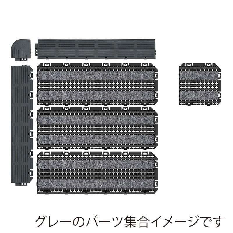 山崎産業 樹脂システムマット テキスタイルライン 風除室用 150 ダークブラウン F-225-10-DBR 1枚(ご注文単位1枚)【直送品】