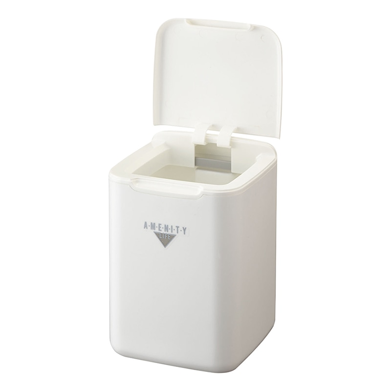 山崎産業 汚物入れ L・トイレコーナー AL角型 TE-11L-PC 1台(ご注文単位1台)【直送品】