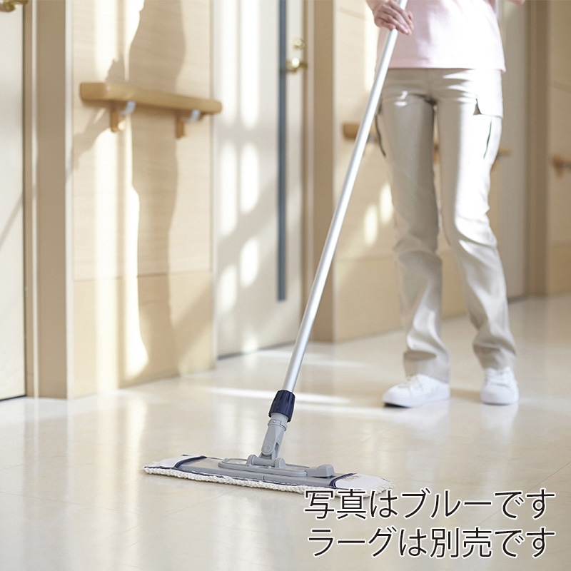 山崎産業 HP ニューワイドフレッシュモップ ホワイト MO680-000U-MB-W 1本（ご注文単位1本）【直送品】