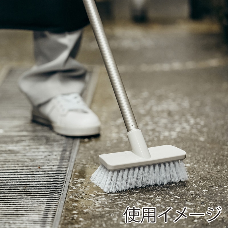 山崎産業 デッキブラシ PET 18 CL714-180U-MB 1本(ご注文単位24本)【直送品】