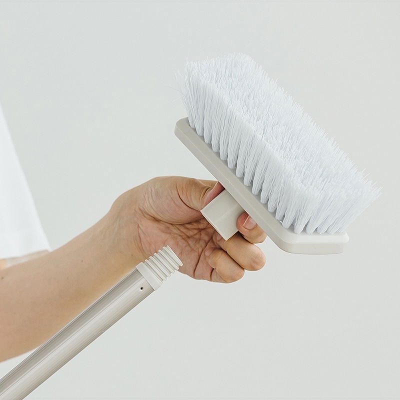 山崎産業 デッキブラシ PET 18 CL714-180U-MB 1本(ご注文単位24本)【直送品】