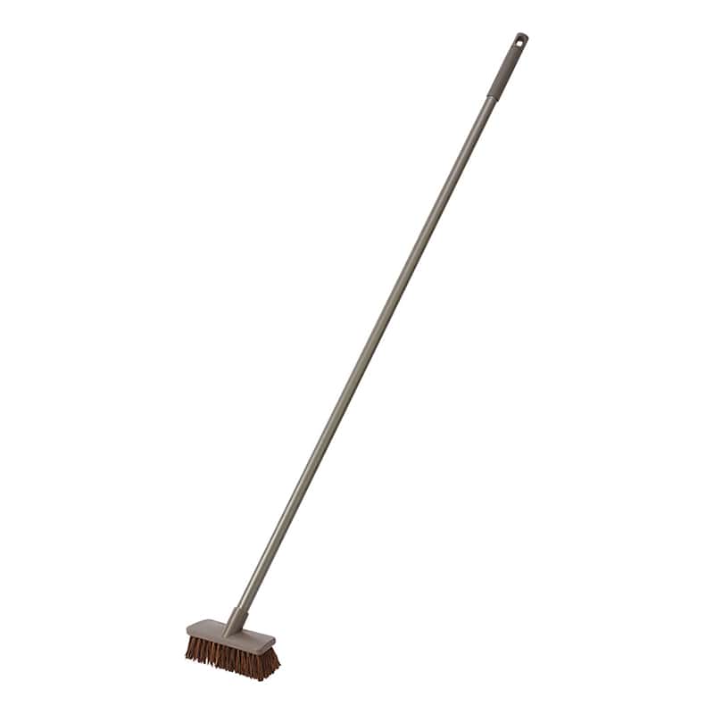 山崎産業 デッキブラシ シダ18 CL715-180U-MB 1本(ご注文単位24本)【直送品】