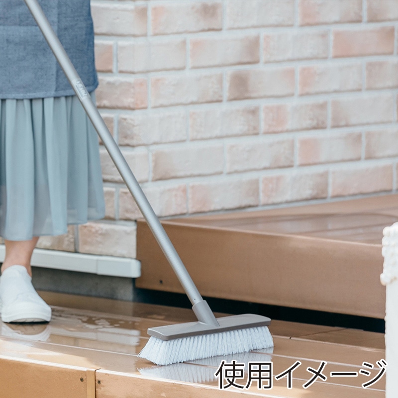 山崎産業 デッキブラシ PET 30 CL718-300U-MB 1本（ご注文単位1本）【直送品】