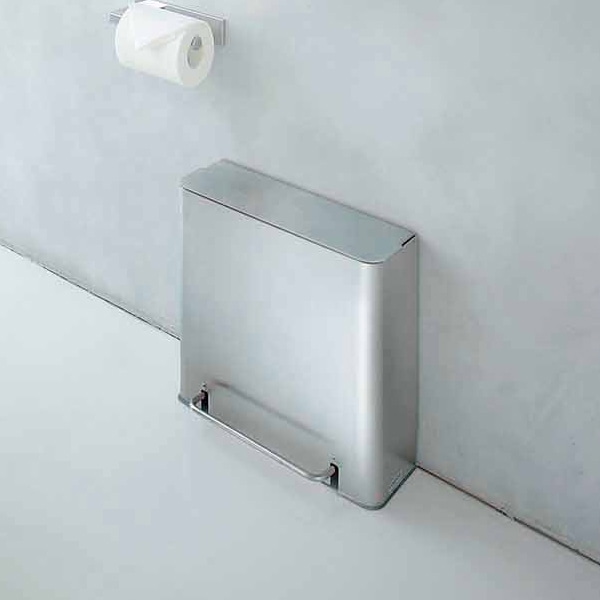 山崎産業 サニタリーボックス 樹脂内容器 5L ST-F4 DP-29L-SA 1台(ご注文単位1台)【直送品】