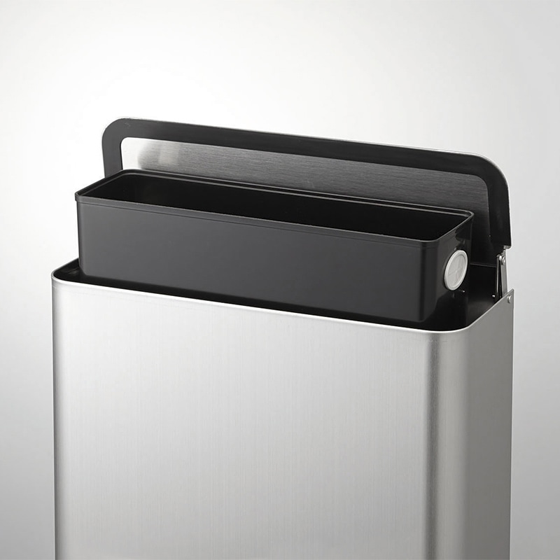 山崎産業 サニタリーボックス 樹脂内容器 5L ST-F4 DP-29L-SA 1台(ご注文単位1台)【直送品】