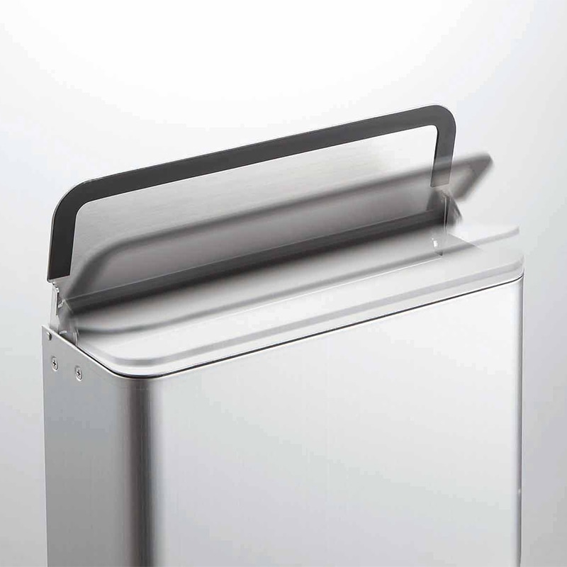 山崎産業 サニタリーボックス 樹脂内容器 5L ST-F4 DP-29L-SA 1台(ご注文単位1台)【直送品】