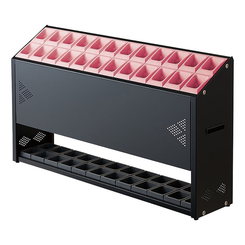 山崎産業 傘立て アンブラーオクト フロントパネル付 P-24 24本立 ピンク YA-97L-ID-P 1台（ご注文単位1台）【直送品】