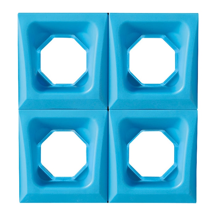 山崎産業 傘立て アンブラーオクト フロントパネル付 P-36 36本立 ブルー YA-98L-ID-BL 1台(ご注文単位1台)【直送品】