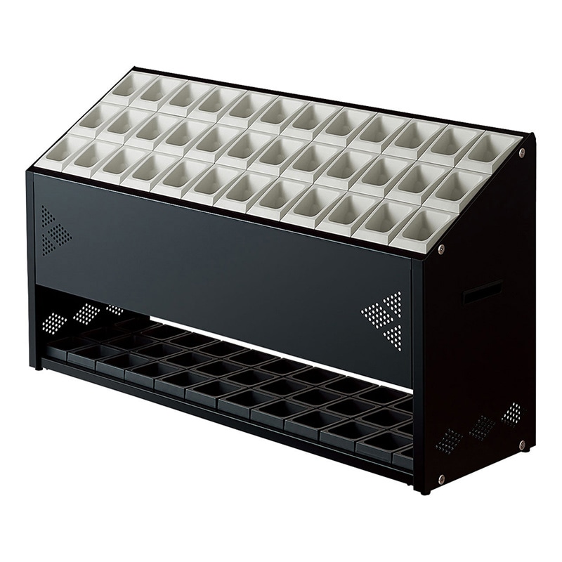 山崎産業 傘立て アンブラーオクト フロントパネル付 P-36 36本立 ライトグレー YA-98L-ID-LGR 1台（ご注文単位1台）【直送品】