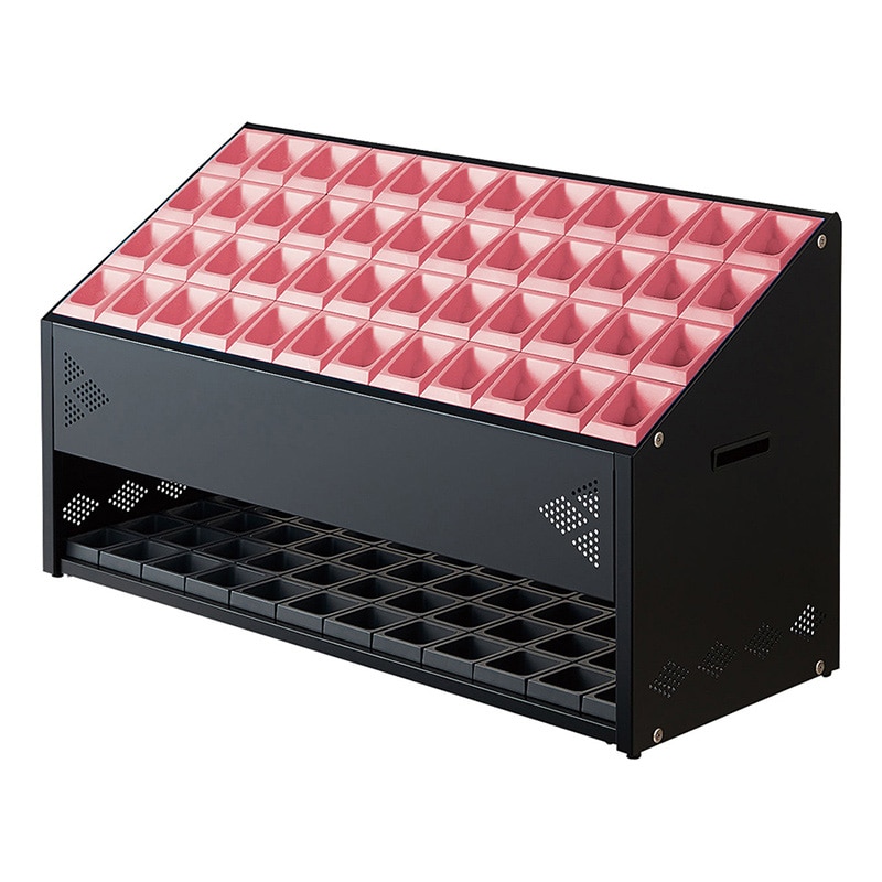 山崎産業 傘立て アンブラーオクト フロントパネル付 P-48 48本立 ピンク YA-99L-ID-P 1台（ご注文単位1台）【直送品】