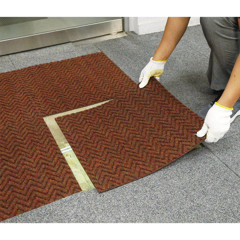 山崎産業 ロンハードマットタイル BC 屋内用 ライトブラウン F-201-50-LBR 1枚(ご注文単位1枚)【直送品】