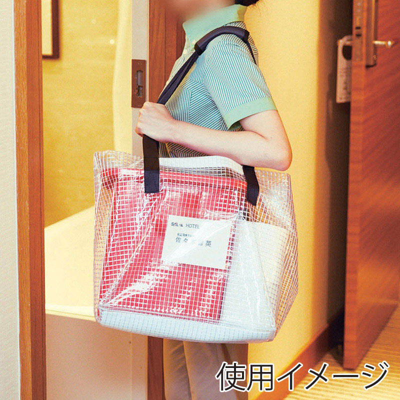 山崎産業 プロテック ショルダーバッグ 15T クリア FU751-000X-MB 1枚(ご注文単位1枚)【直送品】