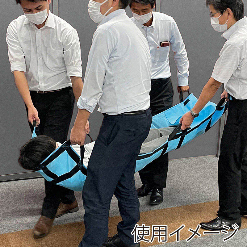 山崎産業 Eディスポ担架 不織布 YZ-14Z-PA 1個(ご注文単位1個)【直送品】