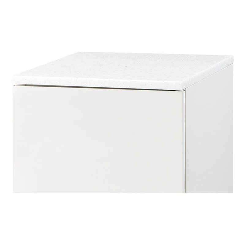 山崎産業 収納ボックス カウンタータイプ スチール天板 YW-473L-ID 1台（ご注文単位1台）【直送品】