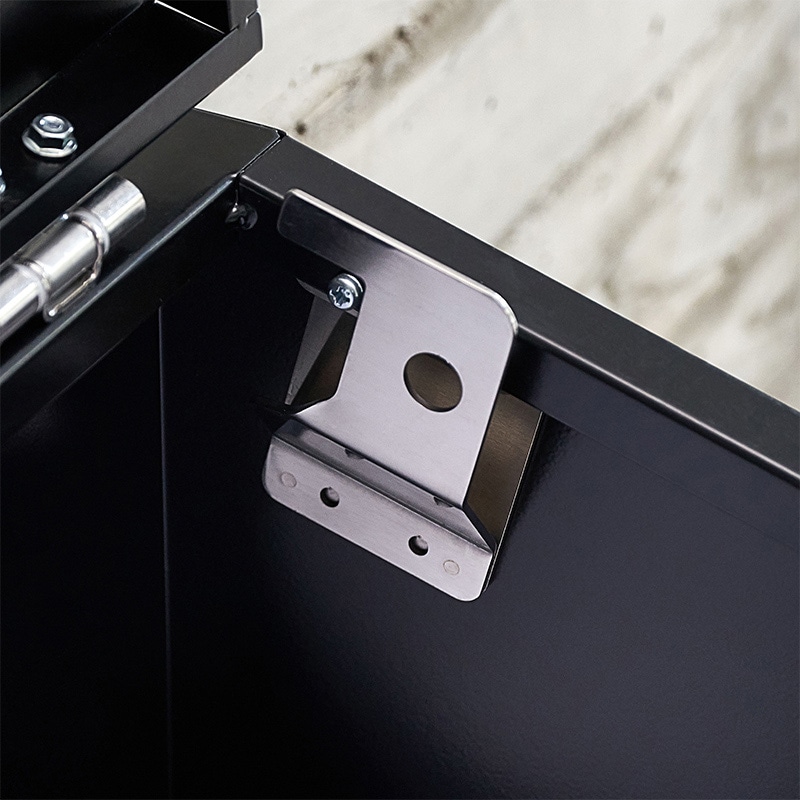 山崎産業 リサイクルボックスAP 100L 丸穴 BK-2 ブラック YW-478L-ID 1台(ご注文単位1台)【直送品】