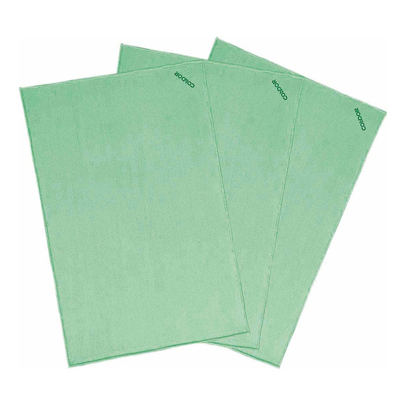 山崎産業 コンドル マイクロファイバークロス ECO 3枚入 グリーン DU852-000X-MB-G 1袋（ご注文単位1袋）【直送品】