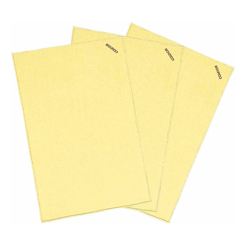 山崎産業 コンドル マイクロファイバークロス ECO 3枚入 イエロー DU852-000X-MB-Y 1袋（ご注文単位1袋）【直送品】