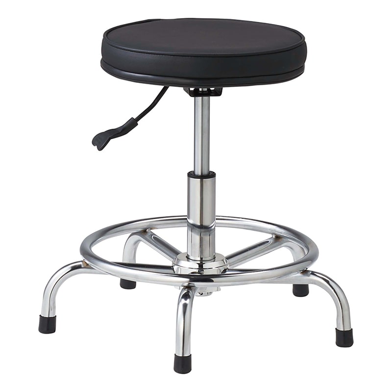 山崎産業 ワークチェア VN-001 固定脚 YB-154C-LE 1台（ご注文単位1台）【直送品】