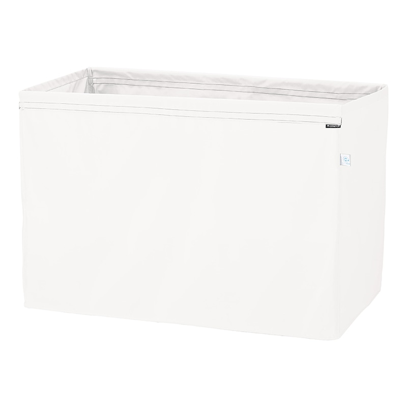 山崎産業 システムカート ECO袋MT 360L ホワイト CA875-360X-MB-W 1枚（ご注文単位1枚）【直送品】