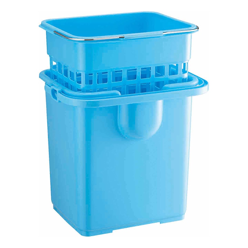 >山崎産業 コンドル システムバケツセット ECO ブルー CL883-000X-MB-BL 1個（ご注文単位1個）【直送品】