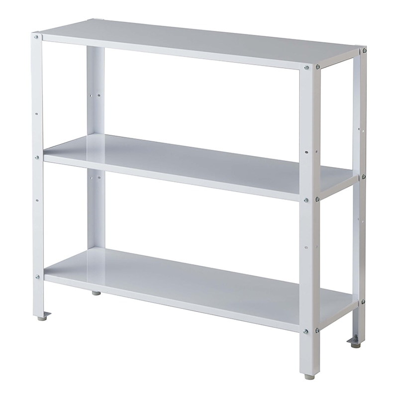 山崎産業 什器 Ooラック IT-1 ホワイト YRA-01L-ID-W 1台(ご注文単位1台)【直送品】