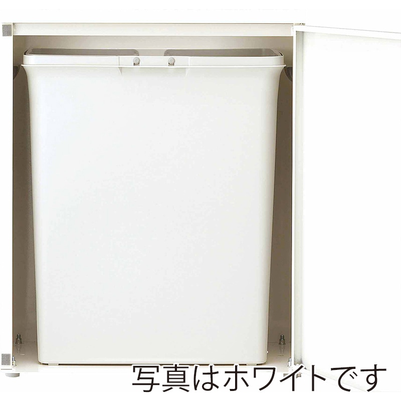 山崎産業 リサイクルボックス 50L NTO-50 丸穴 BK-2 ブラック YW-520L-ID 1台(ご注文単位1台)【直送品】