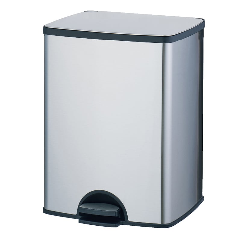 山崎産業 ダストボックス FITステップ ST 14L DP-39L-SB 1台(ご注文単位1台)【直送品】