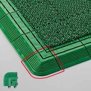 山崎産業 人工芝 エバック若草ユニット コーナー F-53-FC 1枚（ご注文単位1枚）【直送品】