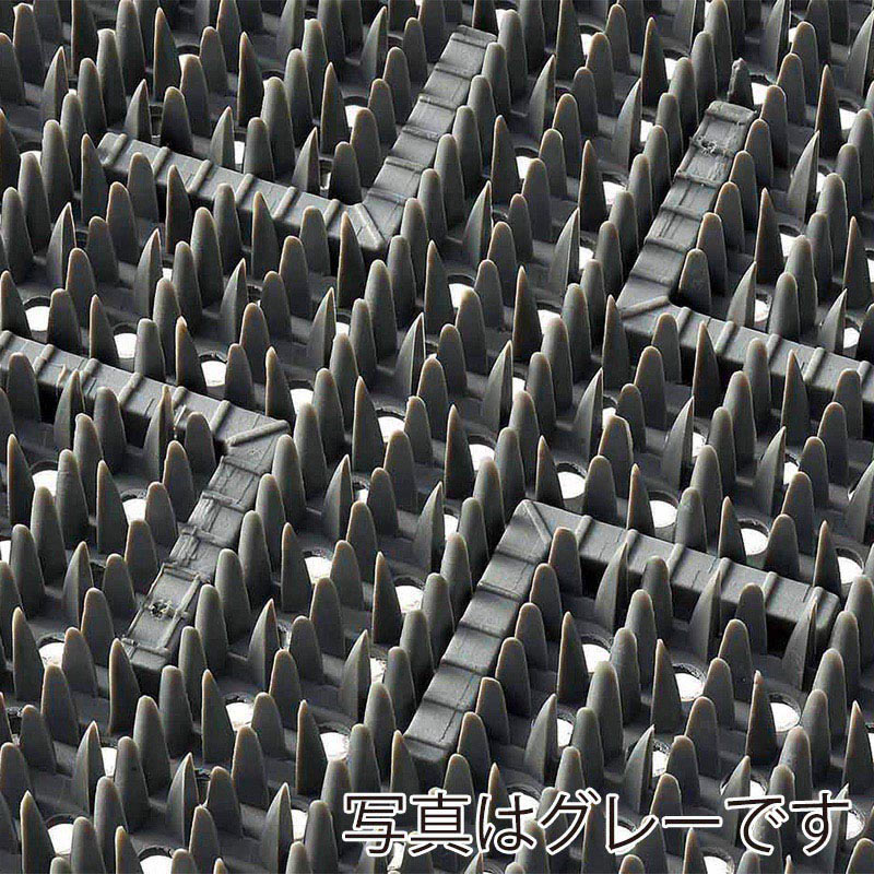 山崎産業 エバック クロスハードマット 屋外用 ＃12 グリーン F-112-12-G 1枚（ご注文単位1枚）【直送品】