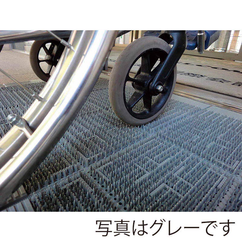 山崎産業 エバック クロスハードマット 屋外用 #15 グリーン F-112-15-G 1枚(ご注文単位1枚)【直送品】