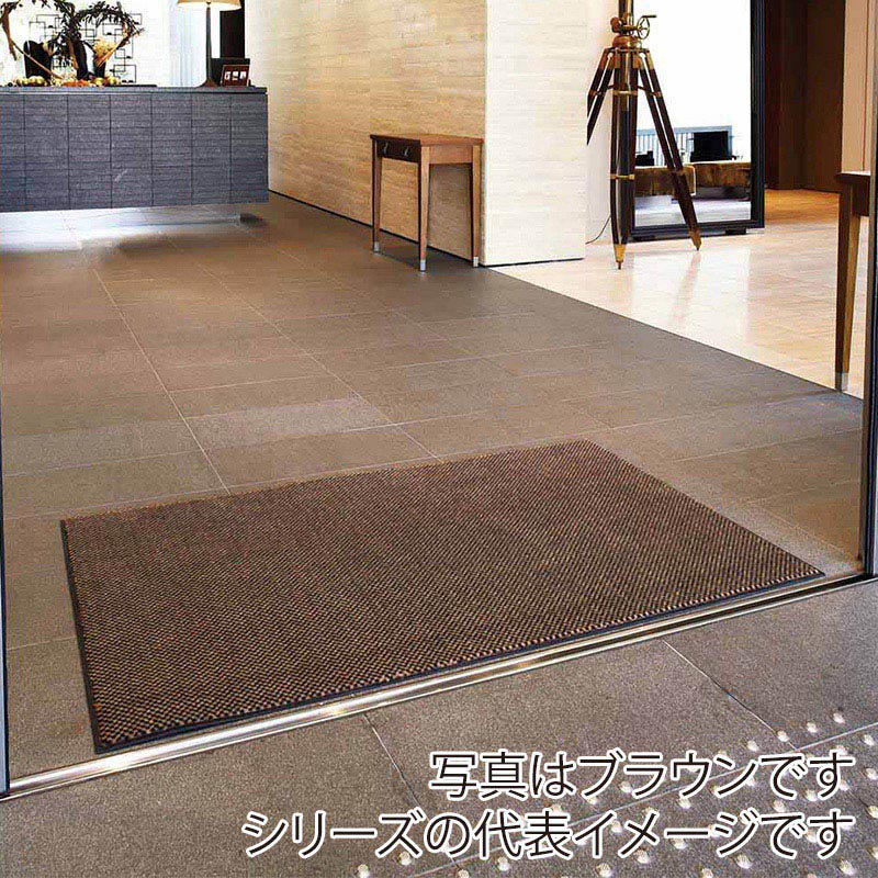 山崎産業 ロンステップマット ハイデラックス 屋内用 #15 グリーン F-108-15-G 1枚(ご注文単位1枚)【直送品】