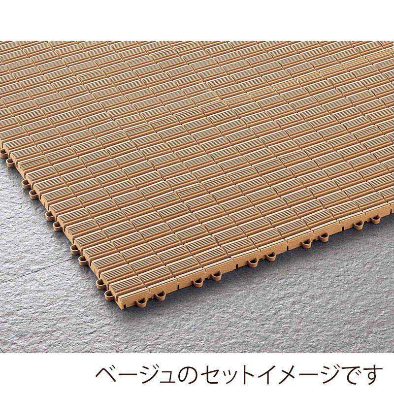 山崎産業 ピースラインマット 風除室用 本駒 グリーン F-116-HK-G 1枚(ご注文単位120枚)【直送品】