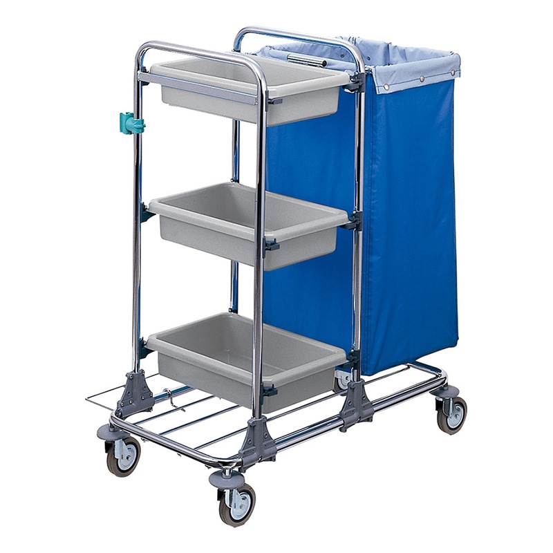 山崎産業 TTSテクノカート80 C329-000X-MB 1台（ご注文単位1台）【直送品】