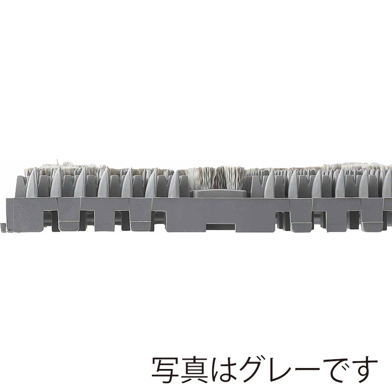 山崎産業 エバック ブラシ ハードマット 屋外用 YA 本駒 ベージュ F-127-HK-BE 1枚（ご注文単位1枚）【直送品】