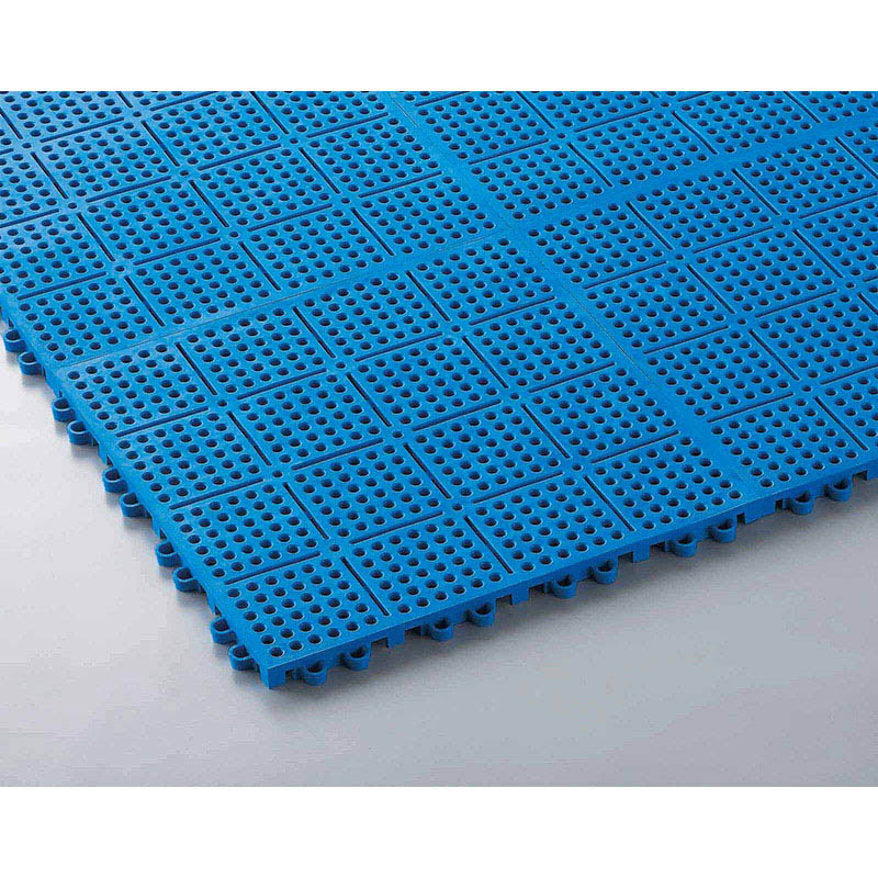 山崎産業 水切りマット ロイヤルソフト 本駒 ブルー F-138-HK-BL 1枚（ご注文単位1枚）【直送品】