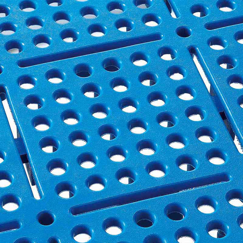 山崎産業 水切りマット ロイヤルソフト 本駒 ブルー F-138-HK-BL 1枚（ご注文単位1枚）【直送品】